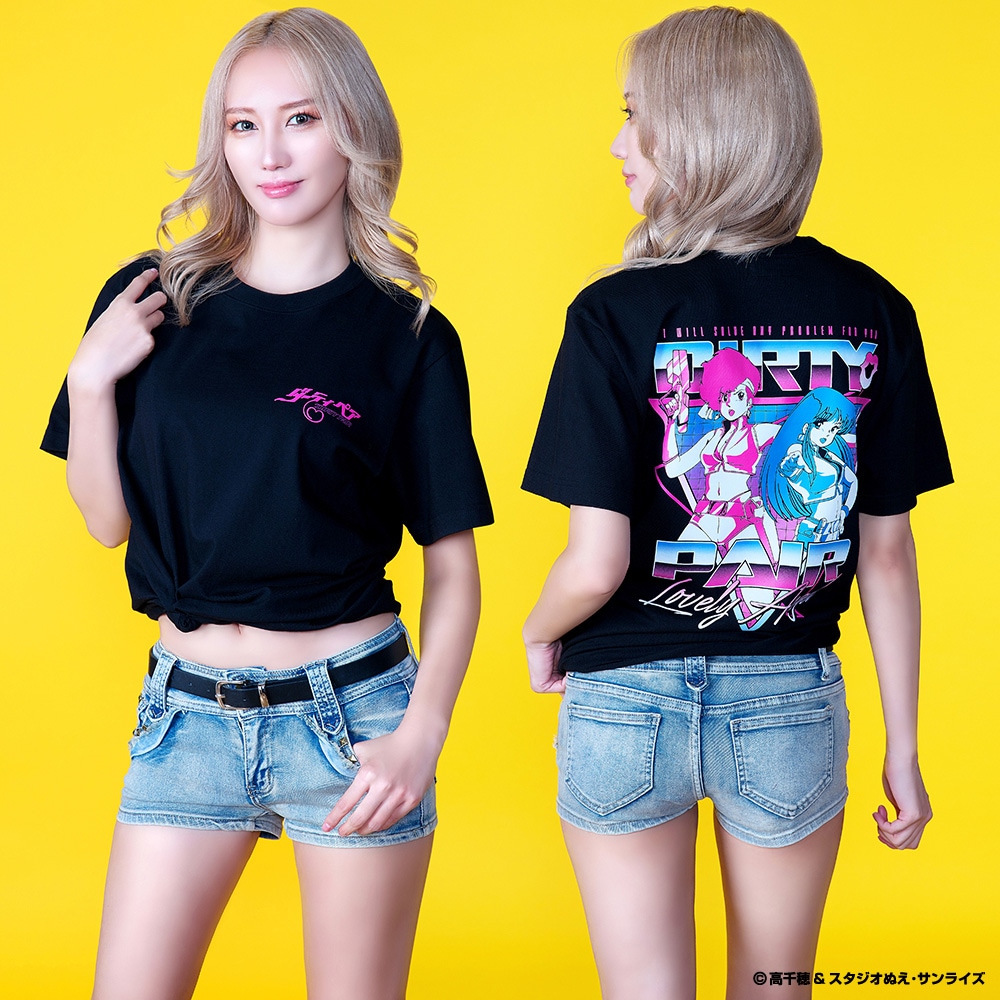 ダーティペア/Lovely Angel Tシャツ/ブラック｜墓場の画廊ONLINE STORE