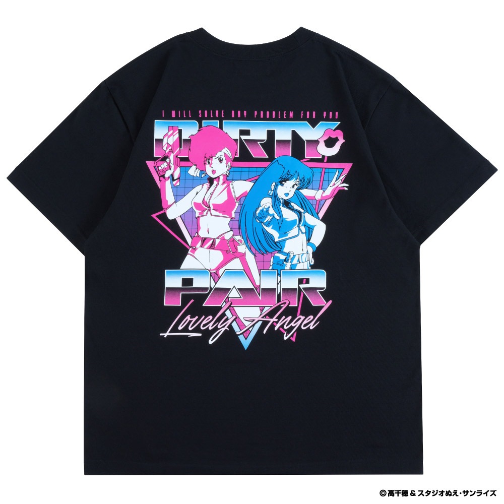Lovely Angel Dirty Pair Tシャツ ホワイト ダーティペア/Lovely Angel Tシャツ/ブラック｜墓場の画廊ONLINE STORE