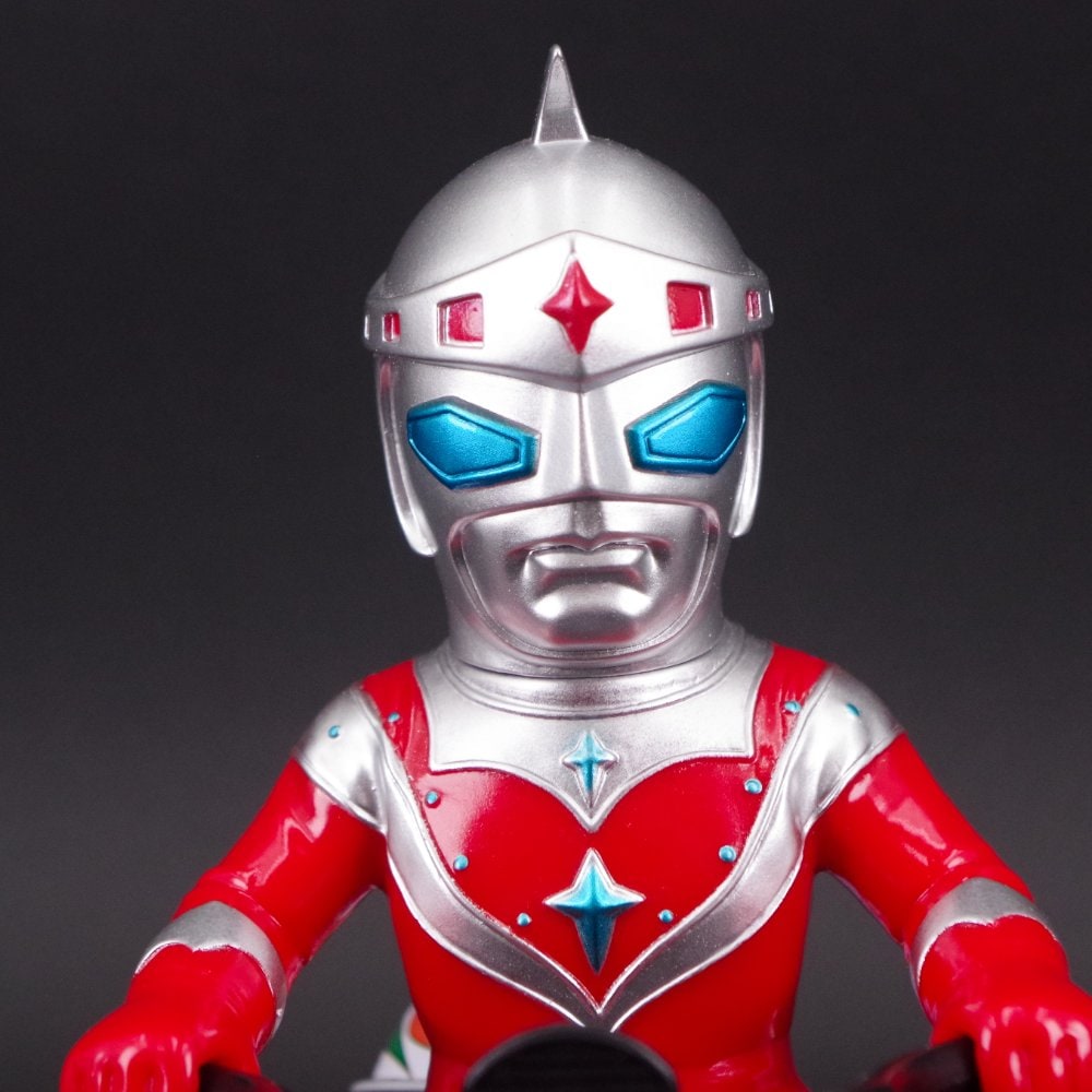 アイアンキング 特撮 SF ヒーロー 三輪車 壹工房 kaiju one ソフビ ソフビ/Kaiju One/アイアンキング三輪車｜墓場の画廊ONLINE STORE