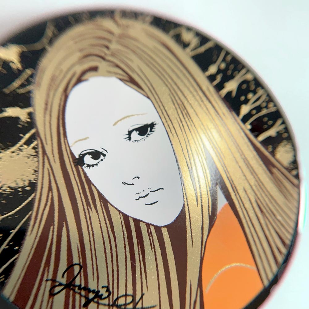 伊藤潤二/JUNJI ITO PROJECT 伊藤潤二『センサー』蒔絵手鏡｜墓場の