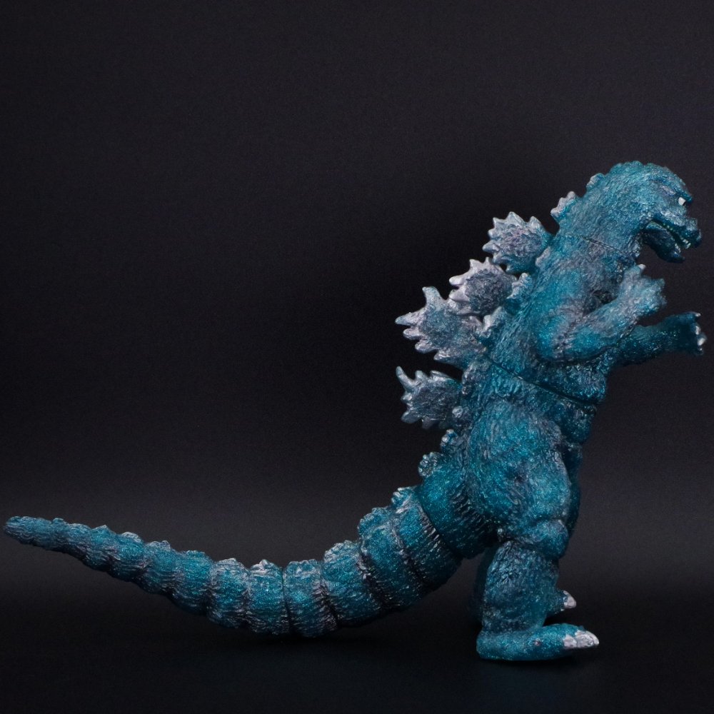 ソフビ/てんつく工芸/ゴジラ(1974) ソフビキット/サファイアブルー