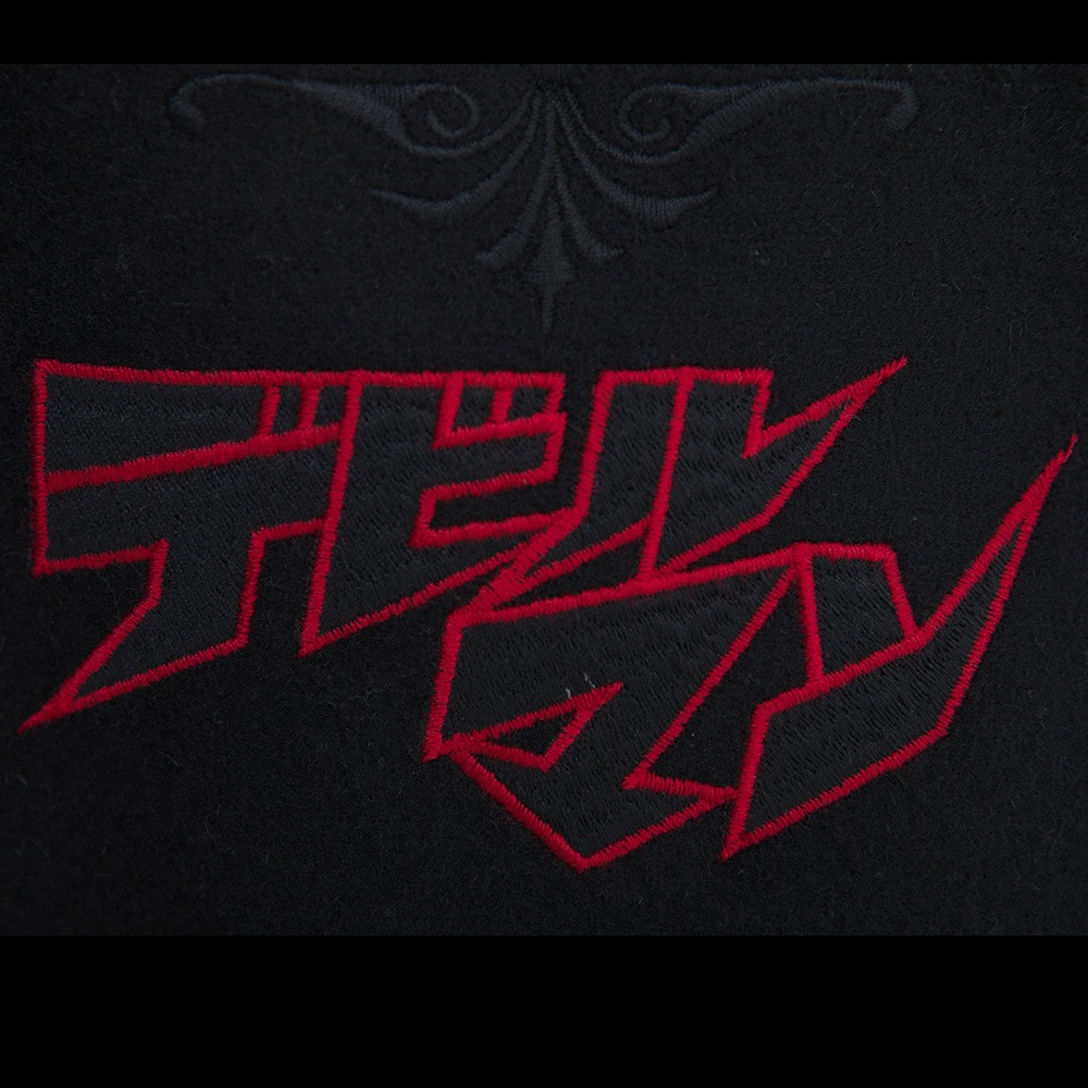 デビルマン/スタジアムジャンパー限定版/不動明 刺繍 袖部分革仕様