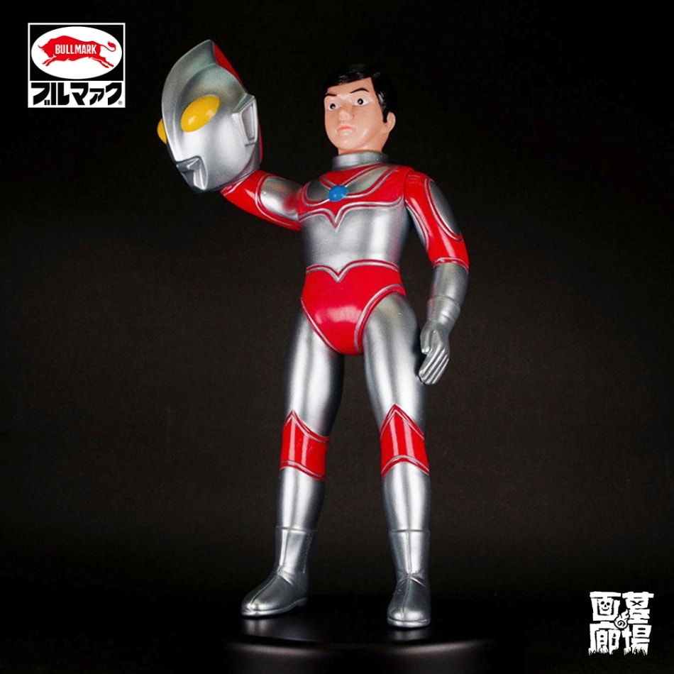 帰ってきたウルトラマン　面取れ　シルバー色　大　ソフビ　ブルマァク ブルマァク/ソフビ帰ってきたウルトラマン（大／シルバー）☆/BULLMARK