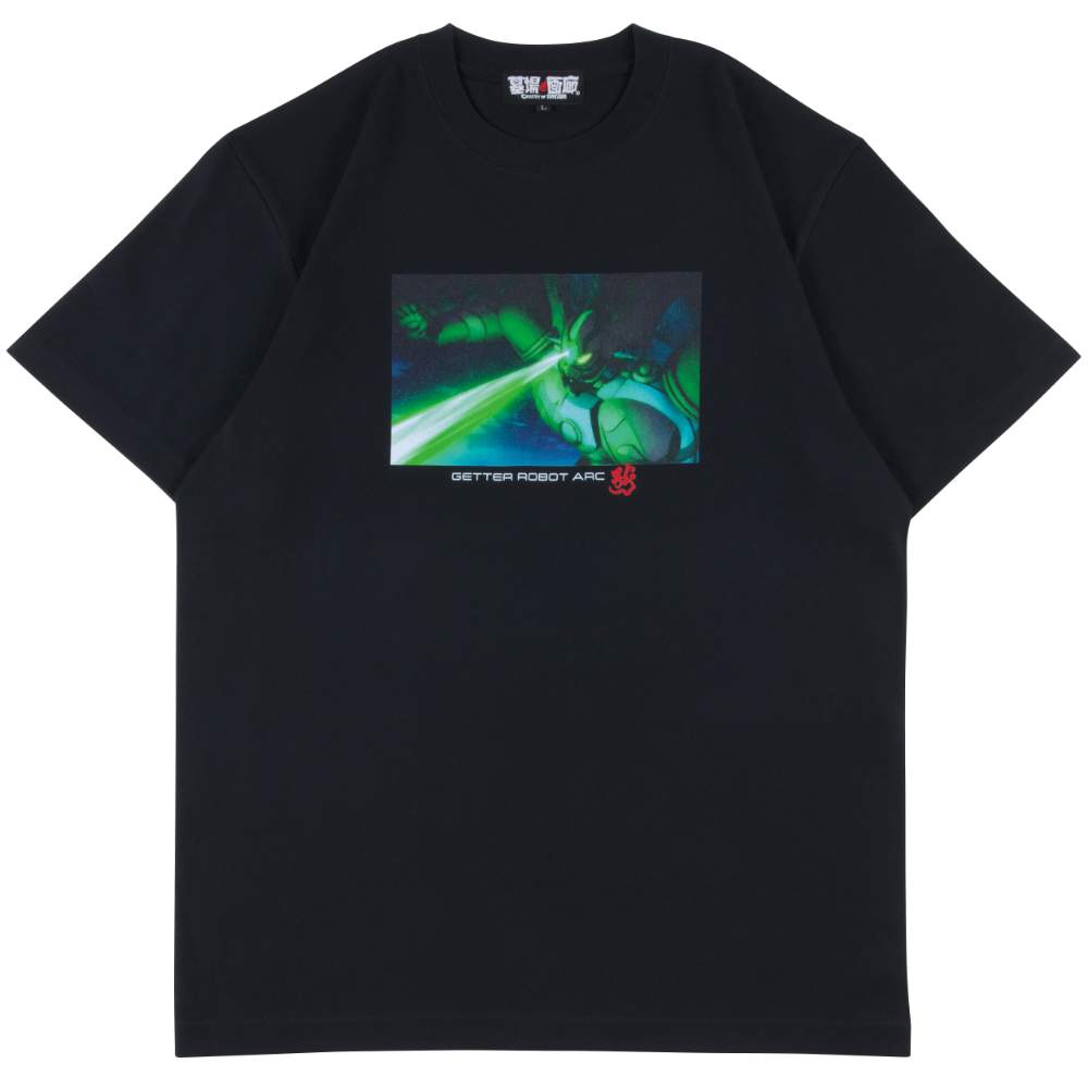 ゲッターロボ アーク/場面写Tシャツ/ゲッターアーク/ブラック｜墓場の 