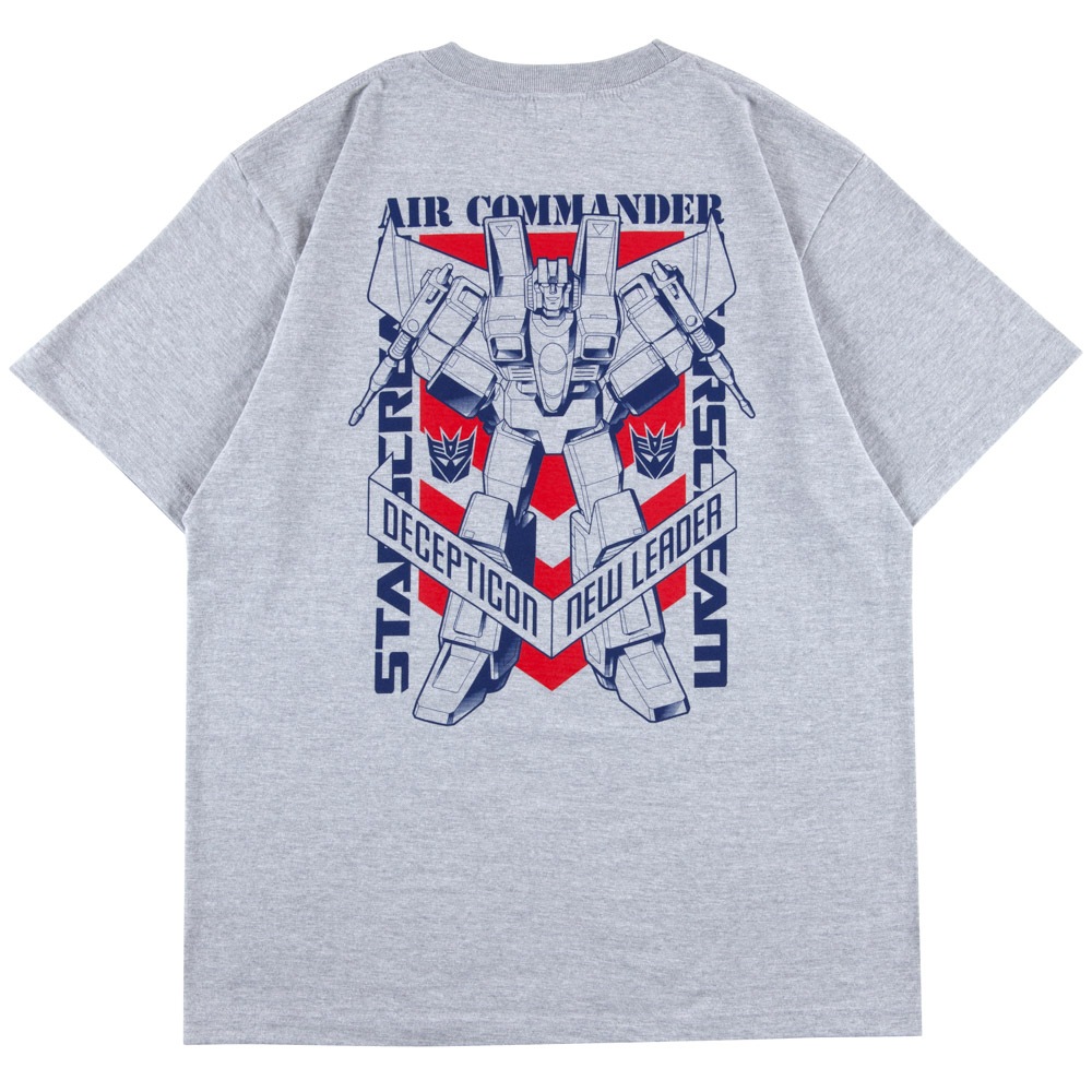 トランスフォーマー/スタースクリームTシャツ/ミックスグレー｜墓場の 