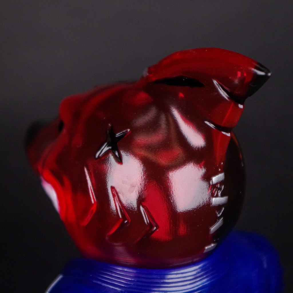 ソフビ スカーシャーク ブルークリアー道着Ver. レッドシャーク道場 レッドシャーク RED SHARK/ソフビ/スカーシャーク/ブルー
