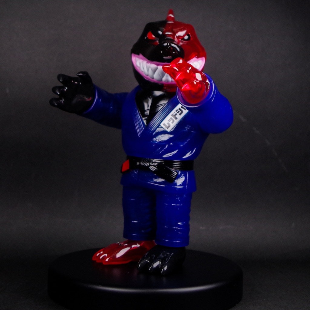 ソフビ スカーシャーク ブルークリアー道着Ver. レッドシャーク道場 レッドシャーク RED SHARK/ソフビ/スカーシャーク/ブルー