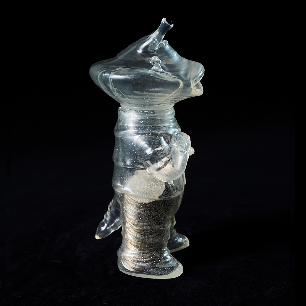 ソフビ】【U.S.TOYS】SBクリアカネゴン（コイン入り）/USTOYS