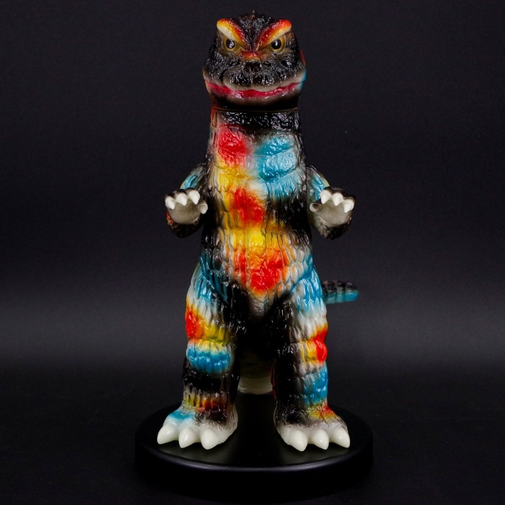 ソフビ/PLEX/ゴジラ(1971)/蓄光極彩色/桃次郎｜墓場の画廊ONLINE STORE