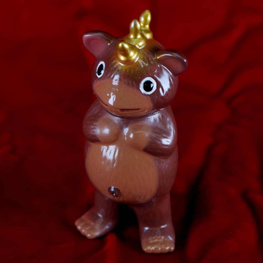 ソフビ】【U.S.TOYS】BBブースカ お澄ましポーズ(チョコレートカラー