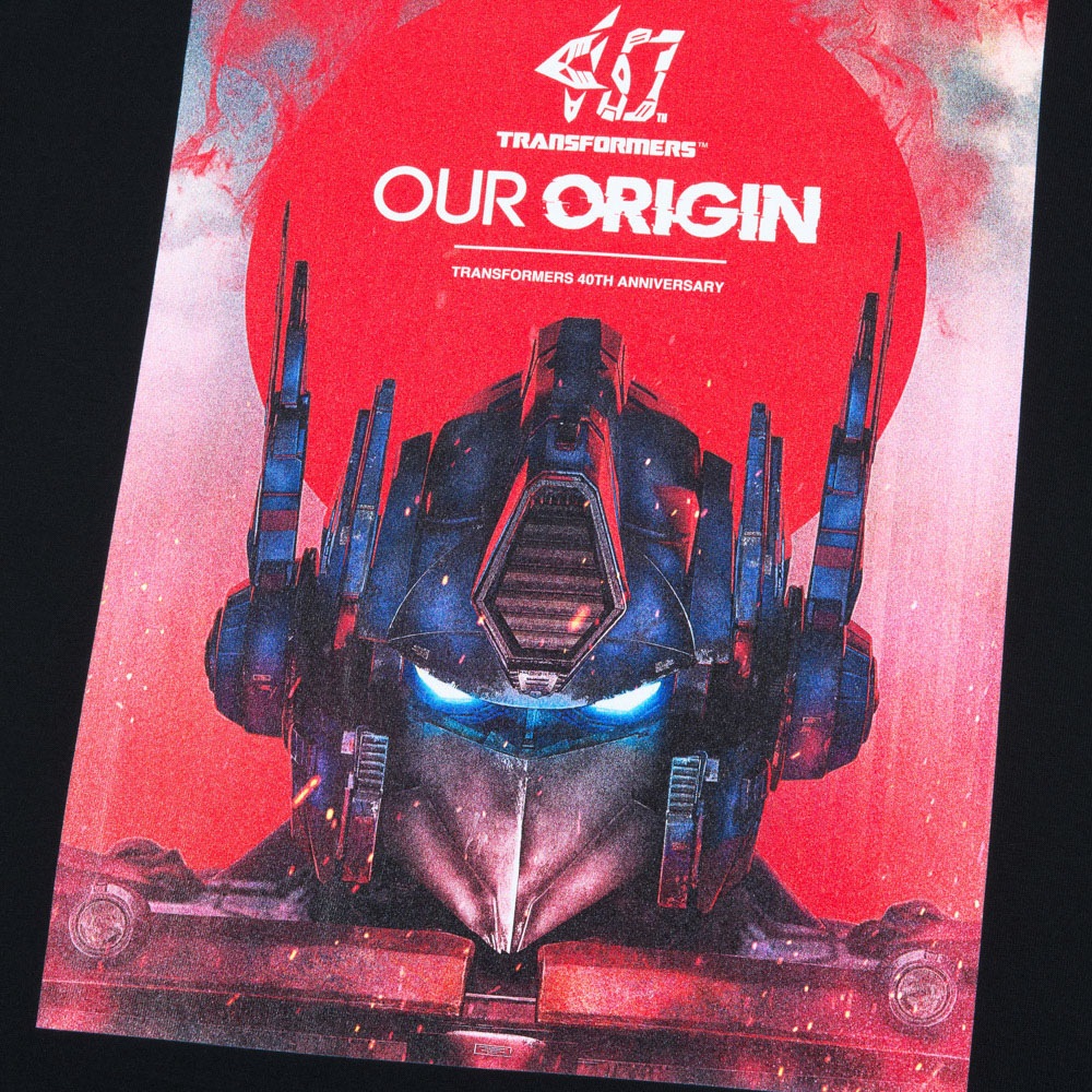 トランスフォーマー/40周年メインビジュアルTシャツ/ブラック｜墓場の