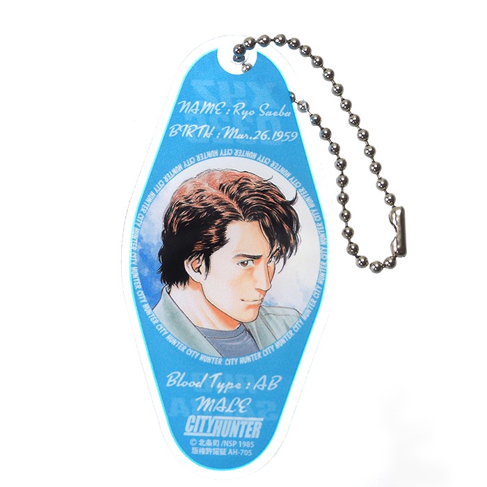 シティーハンター/クリアコートタグキーホルダー RYO（冴羽獠 両面印刷
