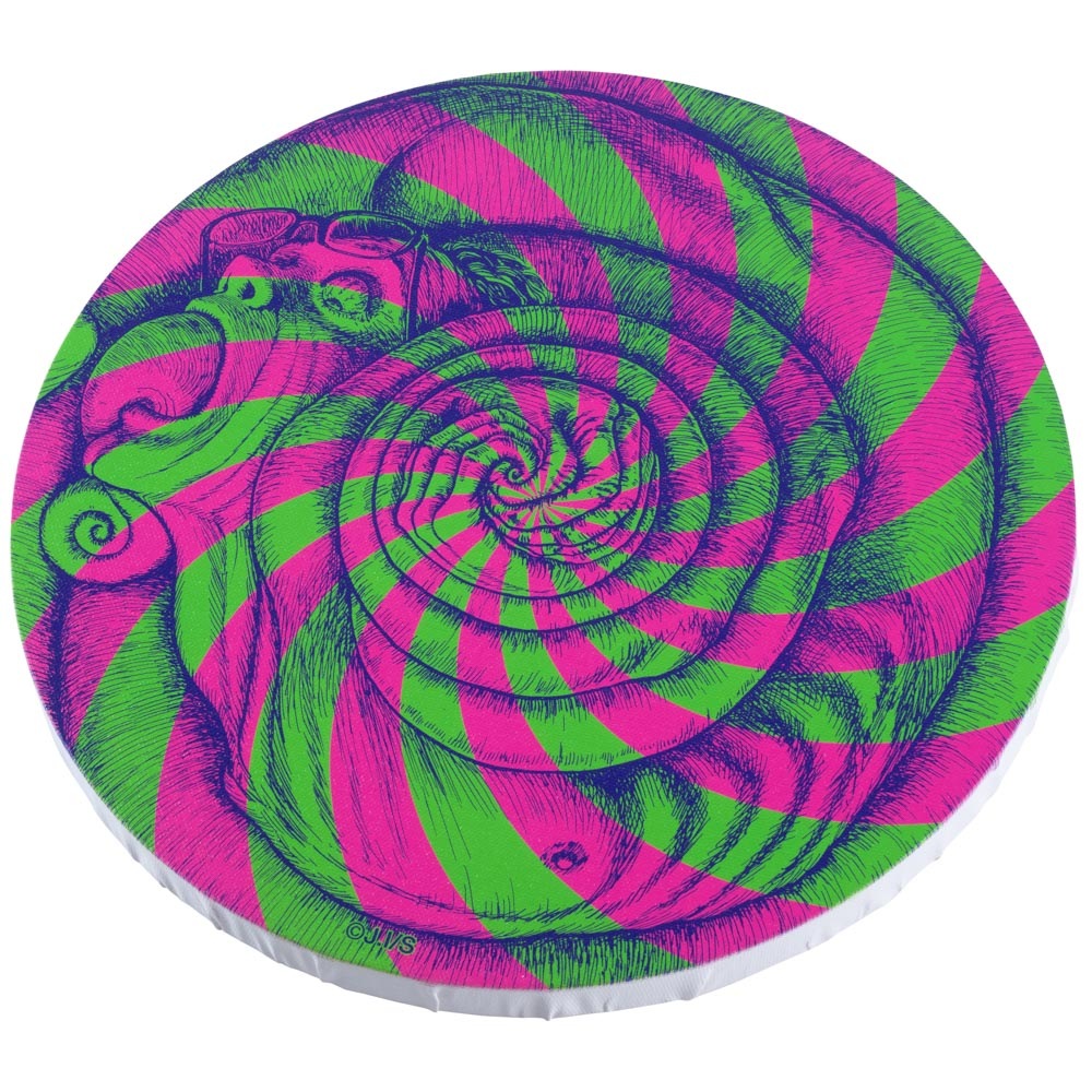 伊藤潤二/うずまき 円形アートボード/グリーン｜墓場の画廊ONLINE STORE