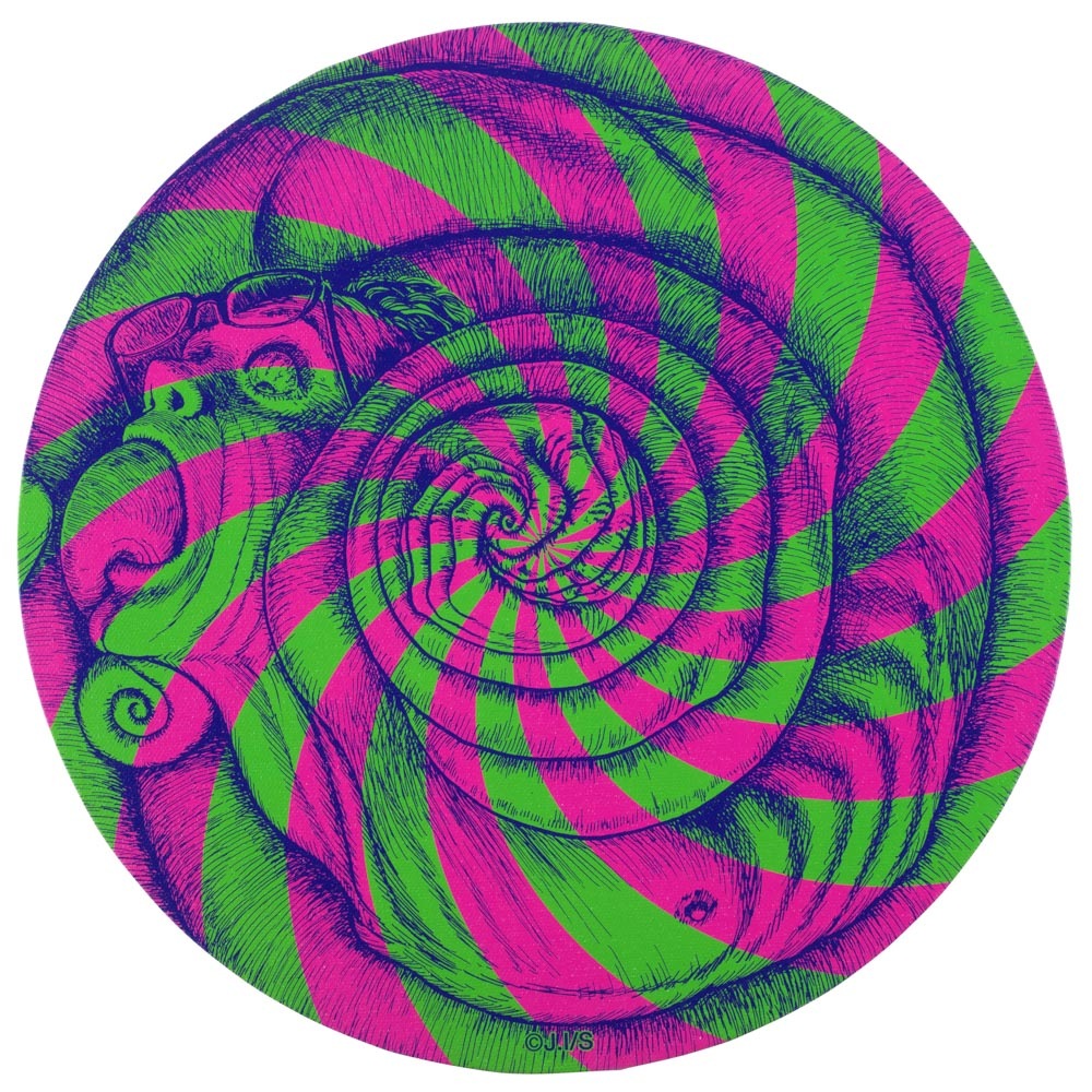 伊藤潤二/うずまき 円形アートボード/グリーン｜墓場の画廊ONLINE STORE