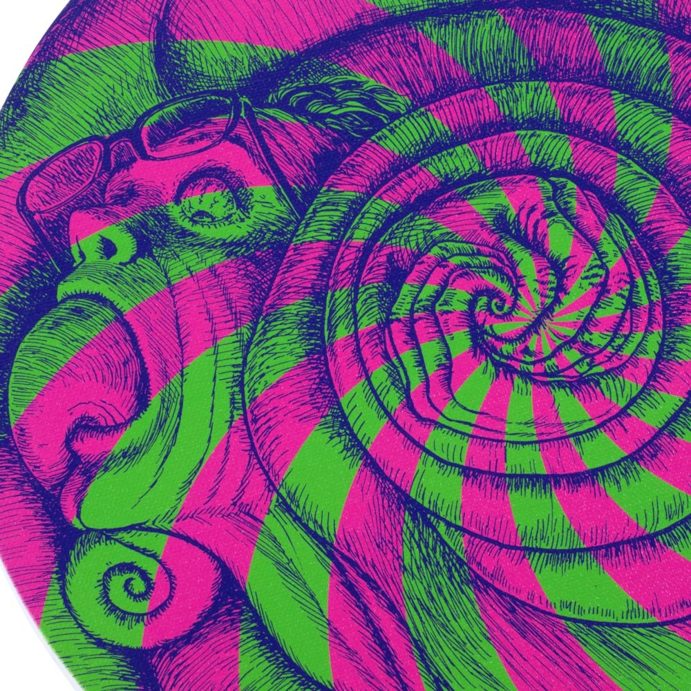 伊藤潤二/うずまき 円形アートボード/グリーン｜墓場の画廊ONLINE STORE