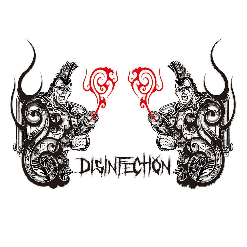 北斗の拳 汚物は消毒だぁtシャツ 聖帝軍兵士 サウザー配下 カラー ホワイト 墓場の画廊online Store