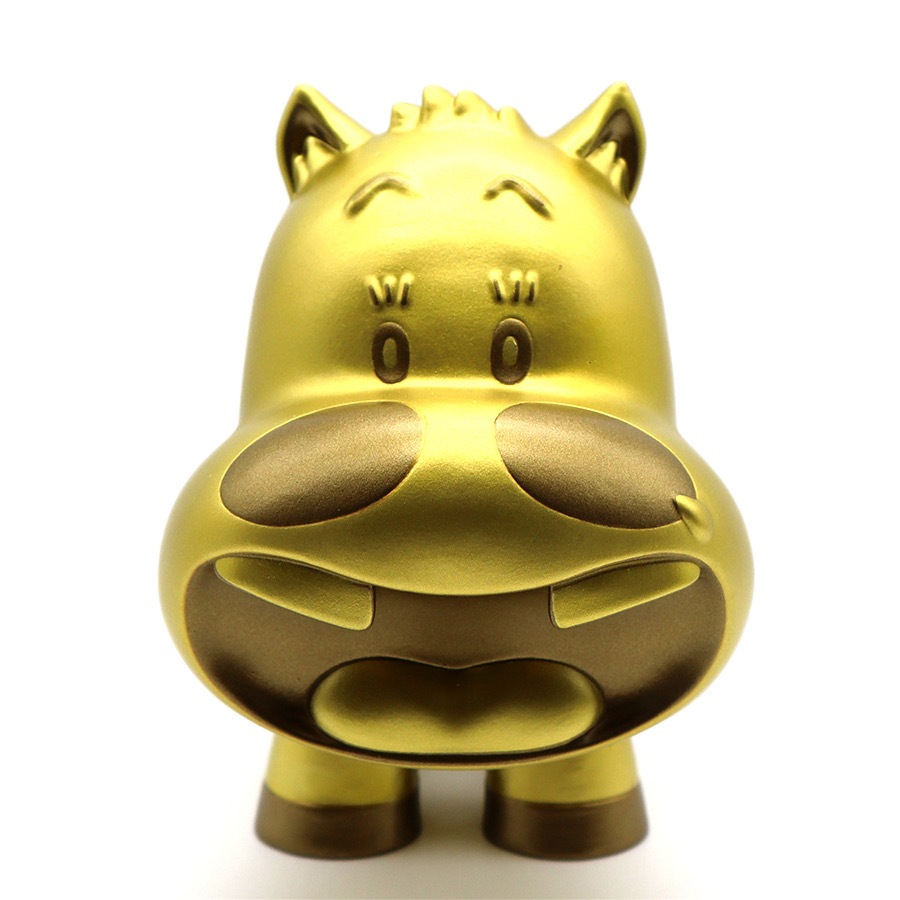 ソフビ/ELECTRIC TOYS/SOFVIPS マキバオー/ゴールド｜墓場の画廊ONLINE