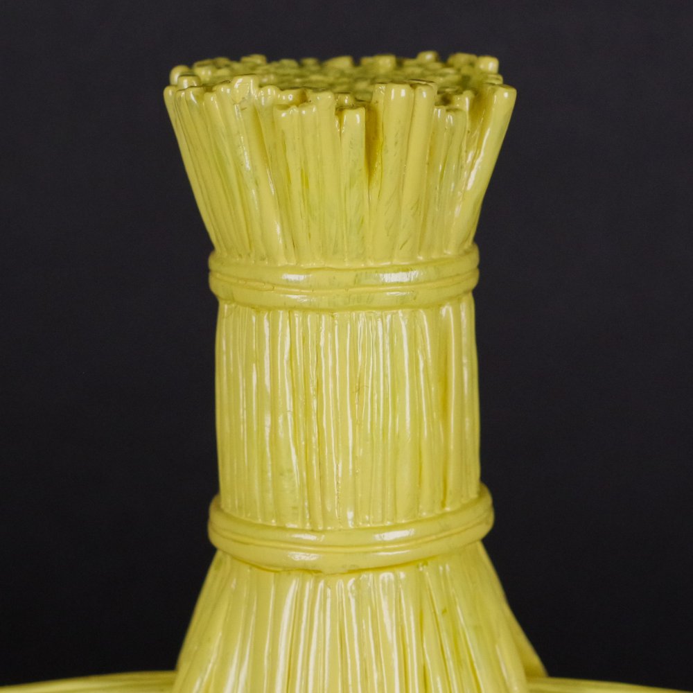 ソフビ/アイモ堂/藁人形ソフビ/蛍光イエロー｜墓場の画廊ONLINE STORE