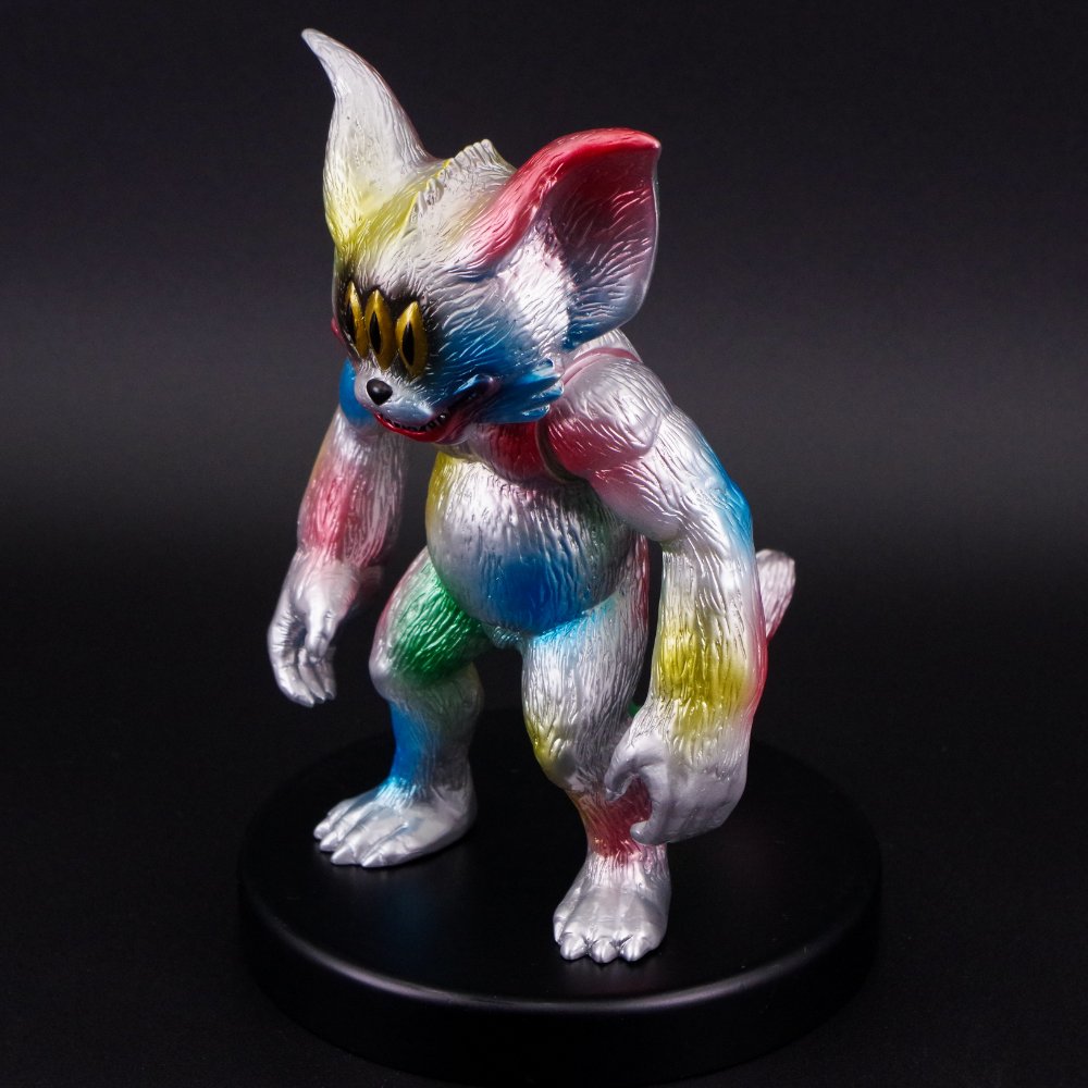 ソフビ/ART JUNKIE アートジャンキー/バイオレントキャット/シルバー