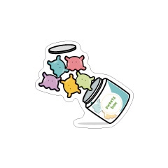 スイーツアニマルステッカー メンダコ | すべての商品 | 横浜・八景島