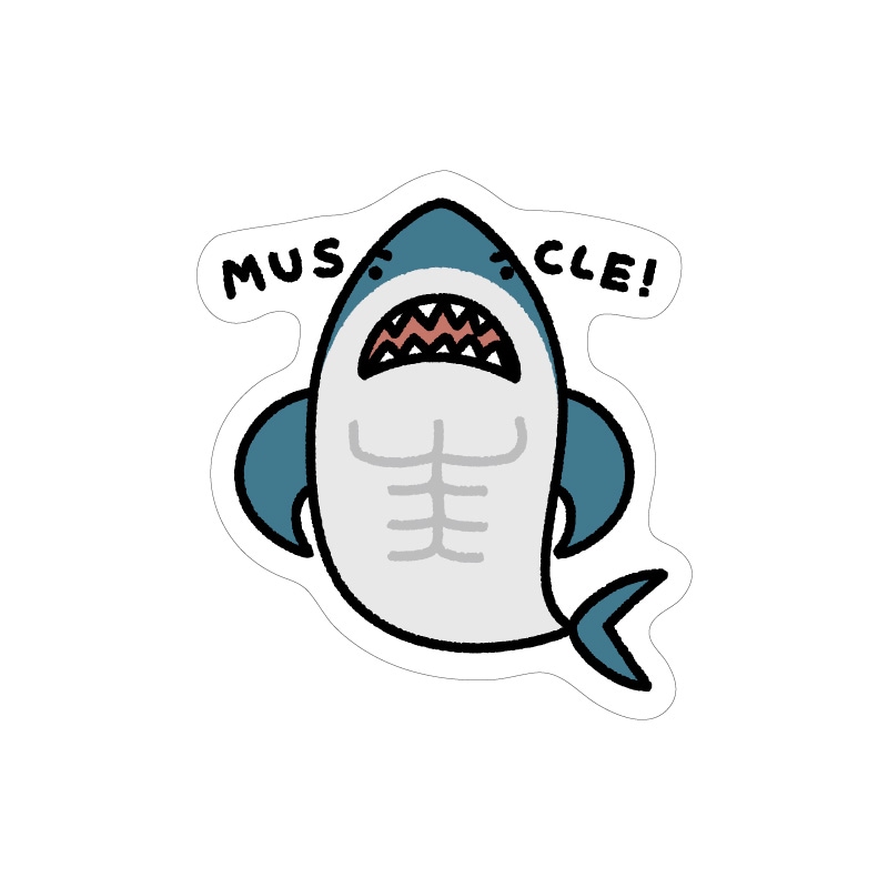 ハイ！ポーZOOステッカー サメ | すべての商品 | 横浜・八景島シー