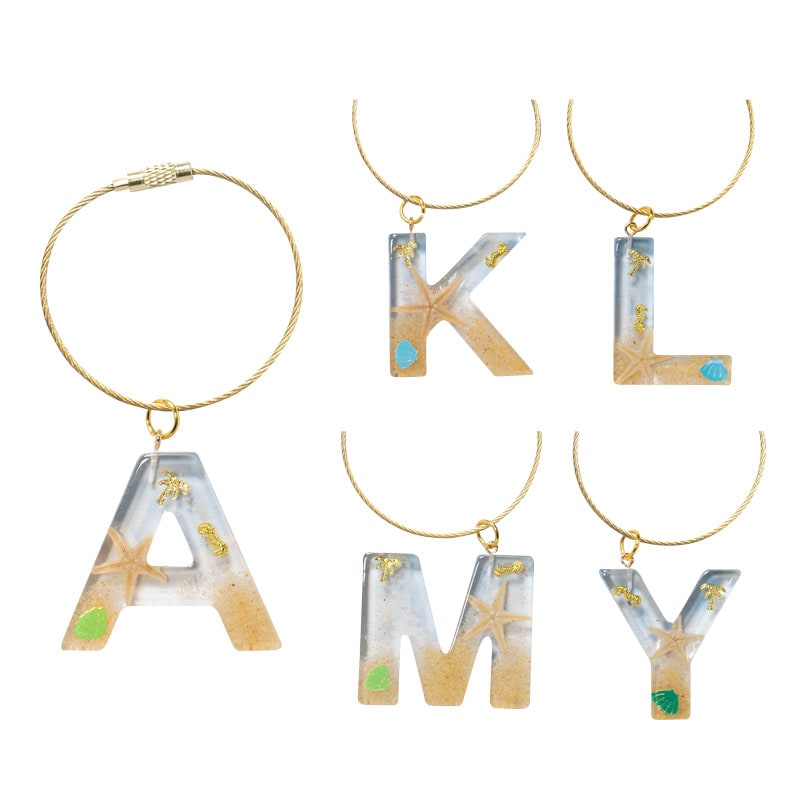 スターサンドイニシャルキーホルダー | キーホルダー/ストラップ