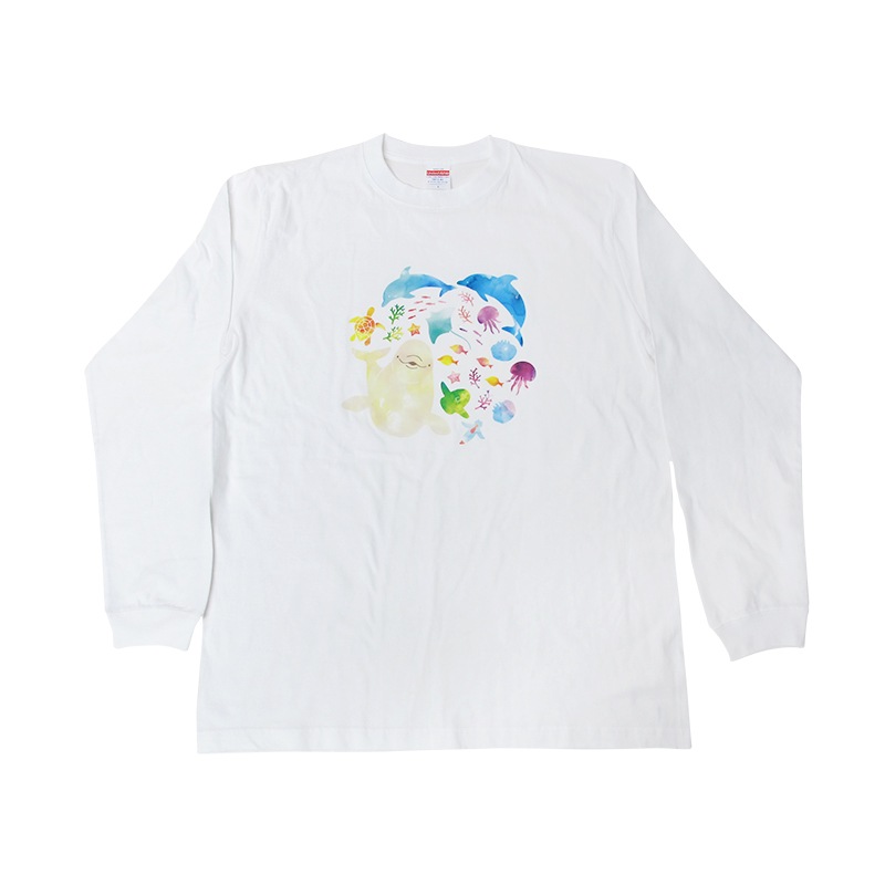 ロングスリーブTシャツ ホワイト | 横浜・八景島シーパラダイス