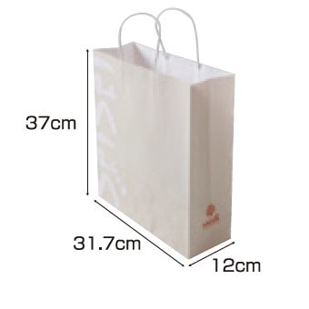 はくばく手提げ袋（紙袋） 1枚