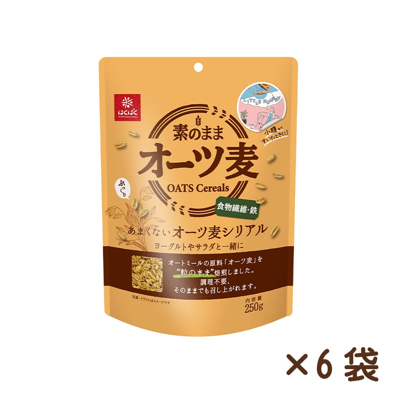 あまくないオーツ麦シリアル 250g×6袋