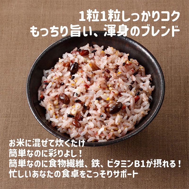 【送料無料】【同梱不可】おいしさ味わう十六穀ごはんお徳用 450ｇ(30g×15)×6袋【定期購入】