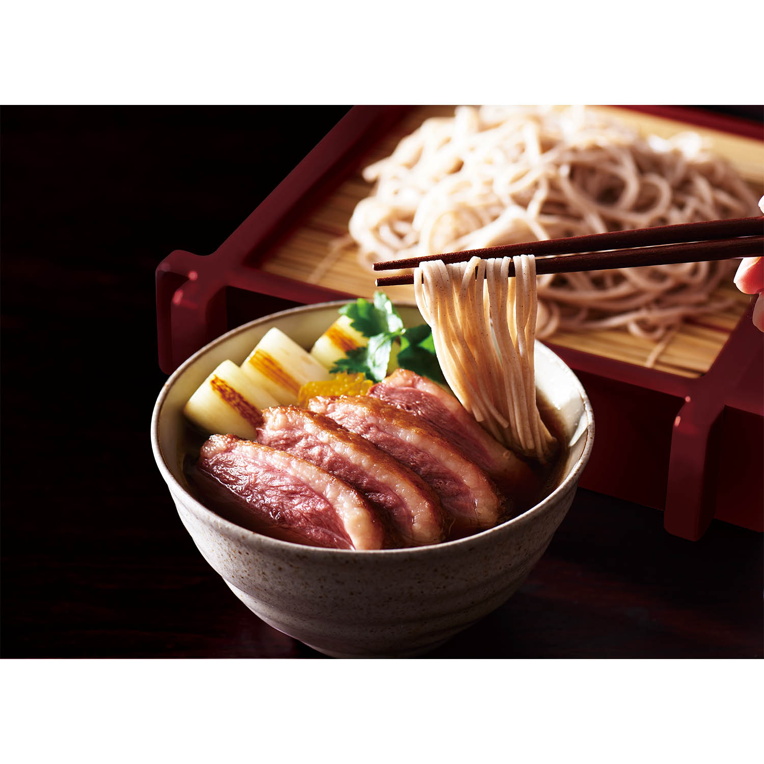 【冬季限定】●あたたか麺セット つゆ付乾麺8袋セット