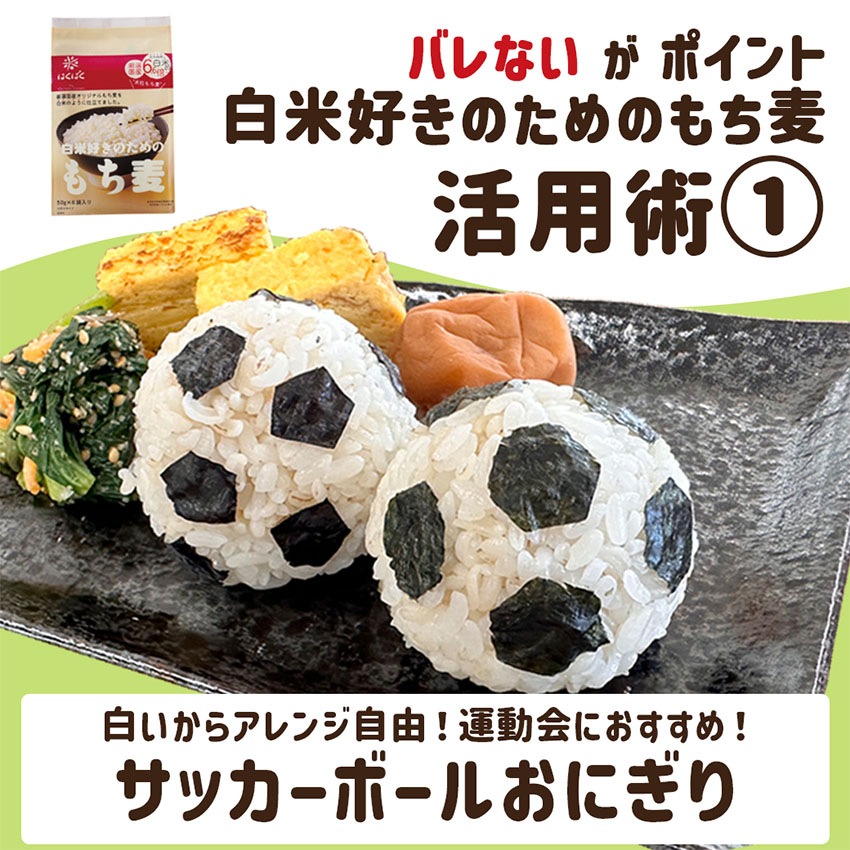 白米好きのためのもち麦 500g×6袋