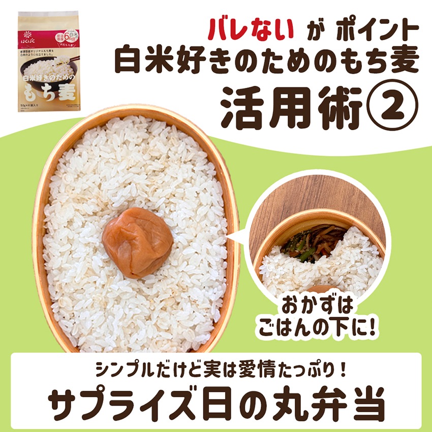 白米好きのためのもち麦 500g×6袋