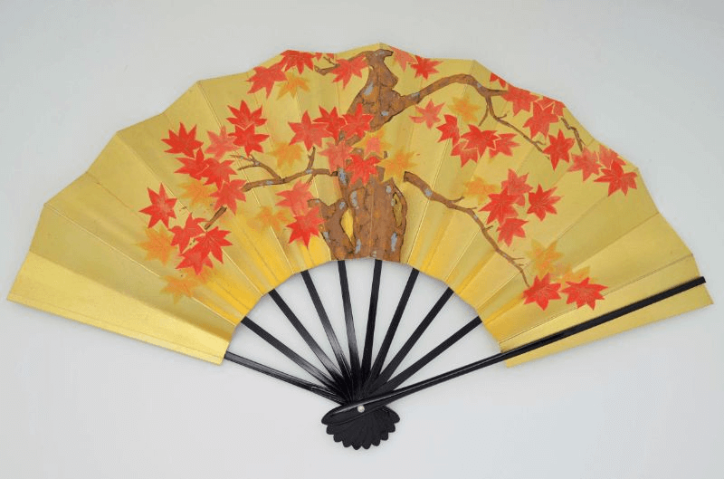 飾舞扇(967) 木付小桜 | 商品一覧,扇 | 白玉堂（ハクギョクドウ）