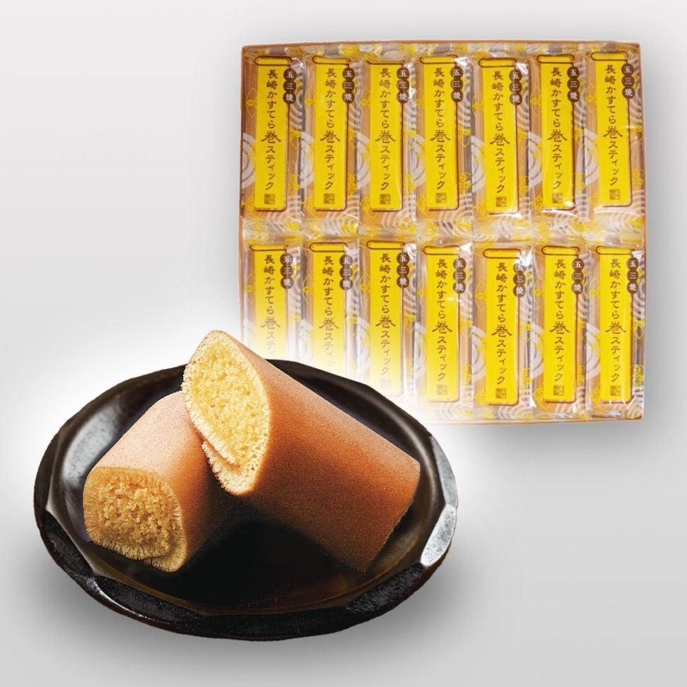 五三焼長崎かすてら巻スティック 14本入