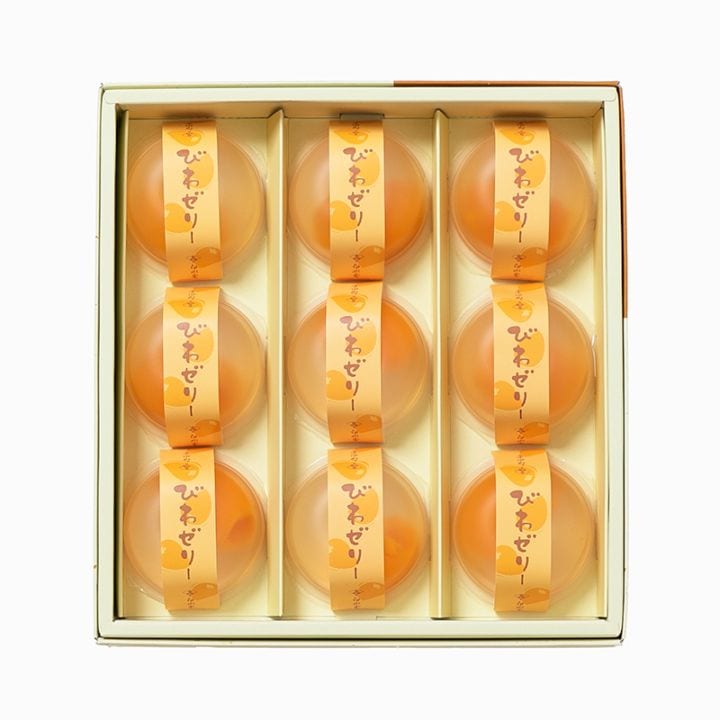まるごとびわゼリー 9個入 | びわゼリー | 白水堂公式オンラインショップ