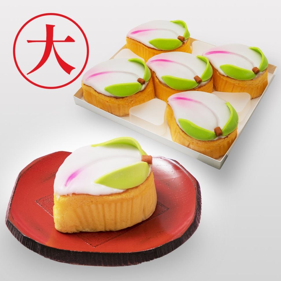 【店頭受取】桃かすてら大（5個入）