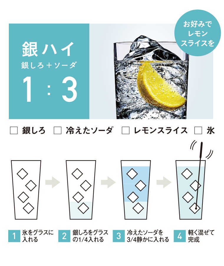 吟麗しろ（銀しろ） 25度 1800ml 6本入りケース