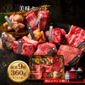 送料無料！美味セット 360g 【3種類のタレ付き】