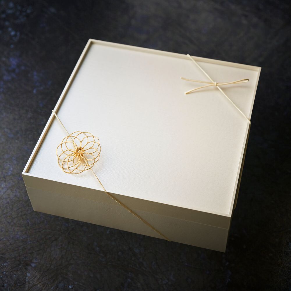 送料無料！ありがとうの花 お重箱『花織』600g