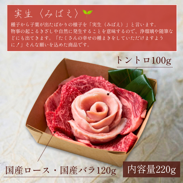 送料無料！【クリスマス】おめでとうの花 『Xmas実生(みばえ)』220g 2種のタレ付き