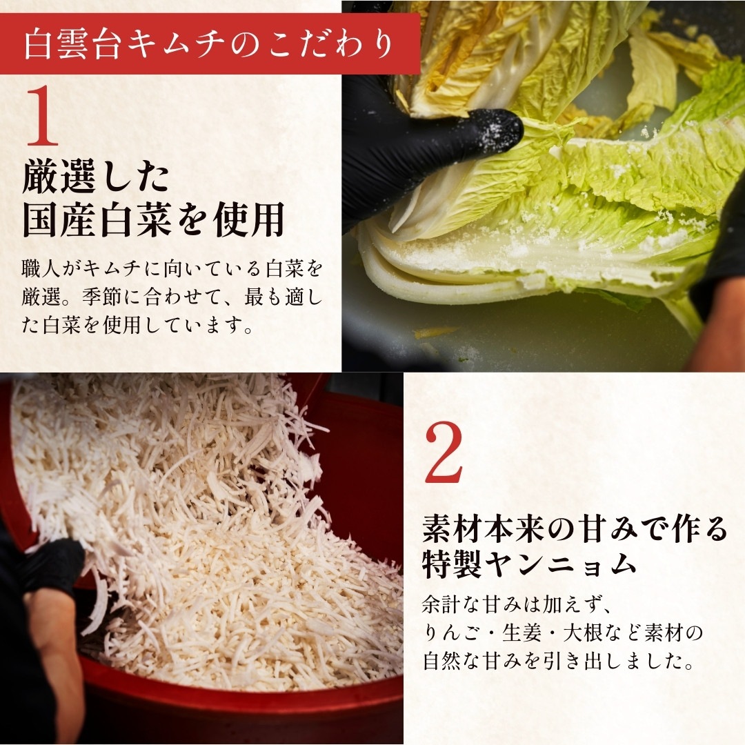 送料無料！【出産祝い】 おめでとうの花 『大輪の萌芽（キムチ付き）』 250g 