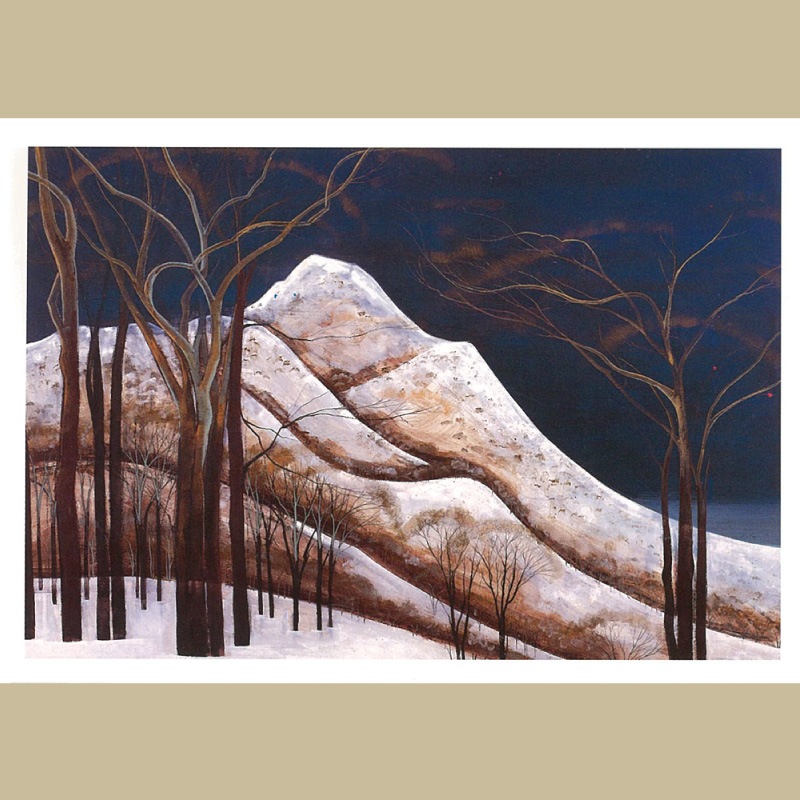 絵はがき （石本 正 「雪景」 1974（昭和49）年） | 雑貨 | 浜田市観光