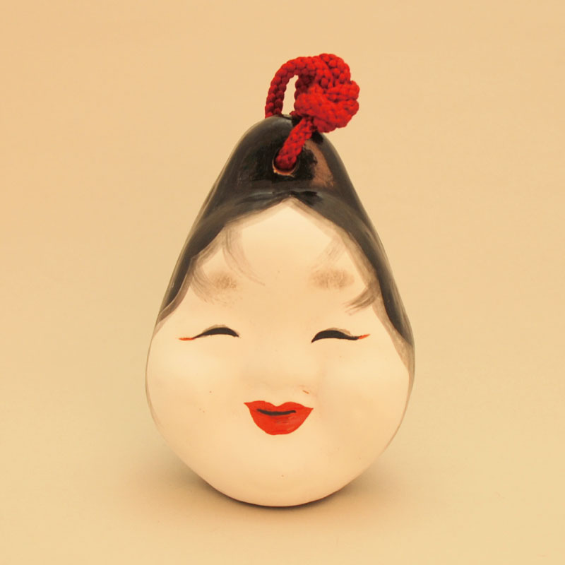 ★お取り寄せ★土鈴（お多福）