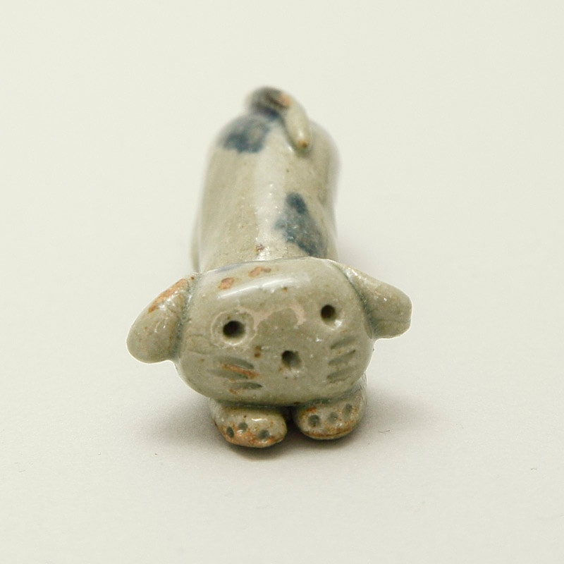 箸置き（いぬ）-石見焼-