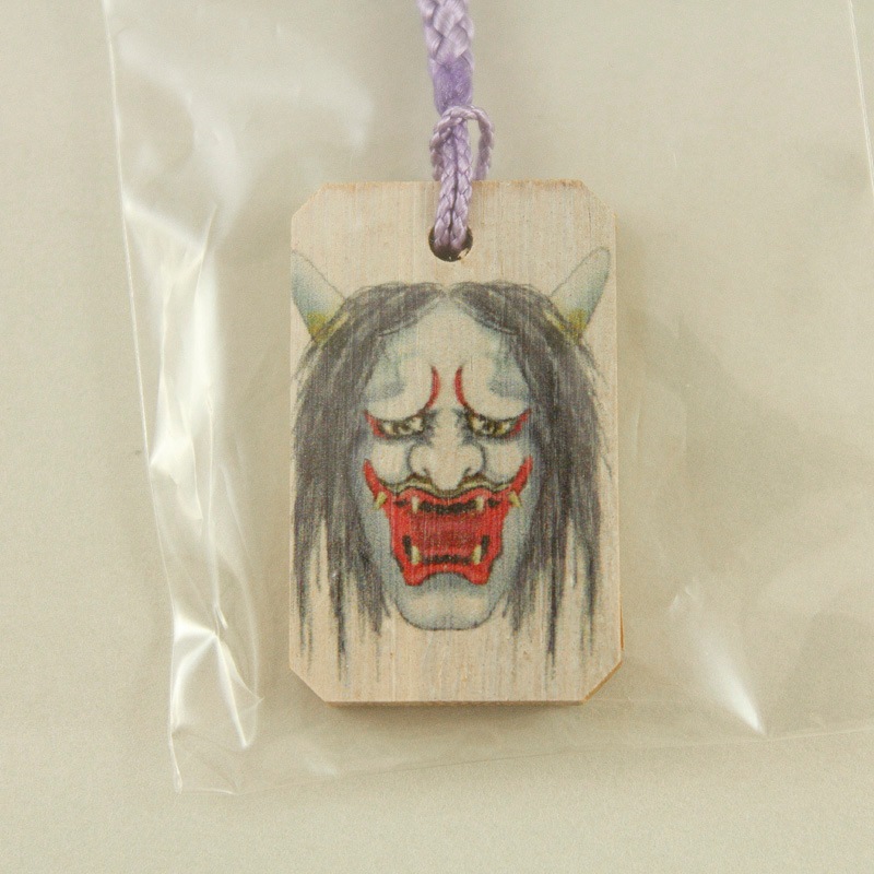 石見神楽竹ストラップ（般若）