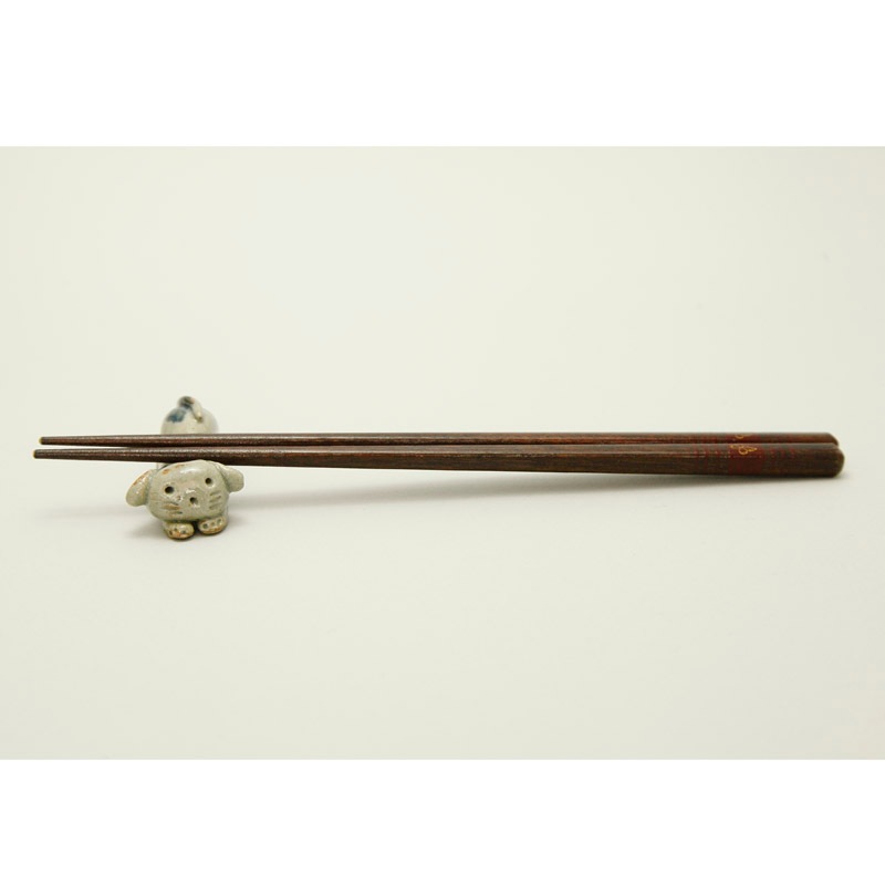 箸置き（いぬ）-石見焼-