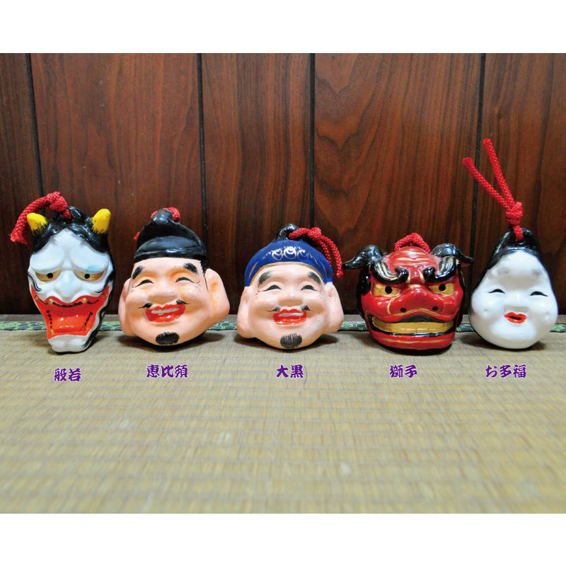 ★お取り寄せ★土鈴（お多福）