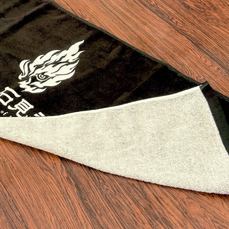 ★限定販売★大阪・関西万博石見神楽特別公演フェイスタオル(黒)