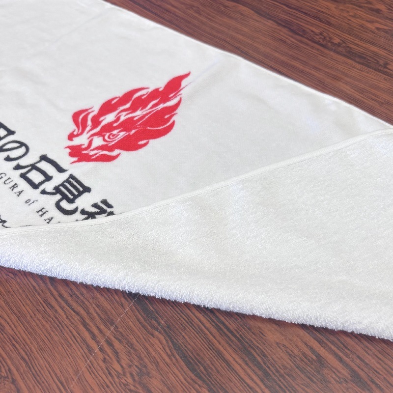 ★限定販売★大阪・関西万博石見神楽特別公演フェイスタオル(白)